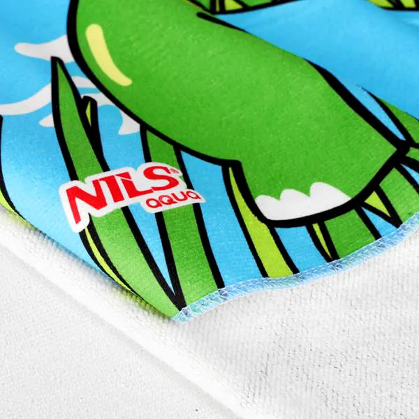 NAR20 Ręcznik Ponczo Crocodile NILS Aqua