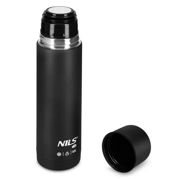 NC3803 Termos Turystyczny 500 ml NILS Camp - Czarny