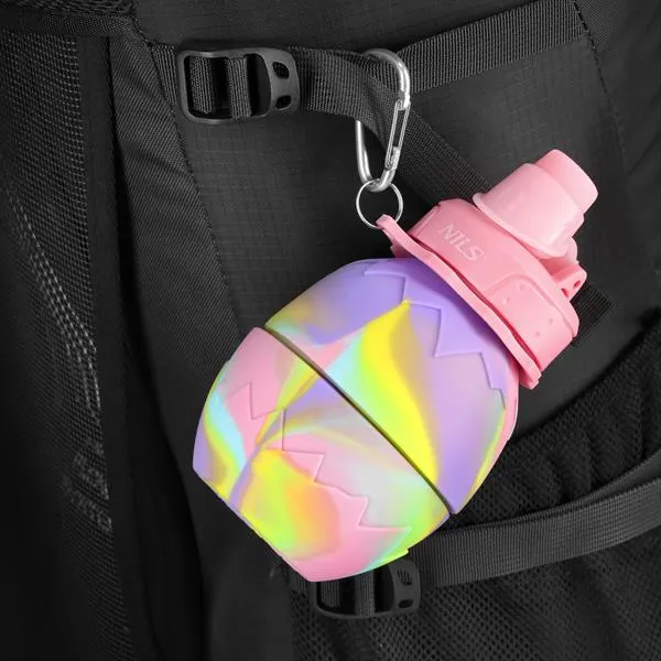 NC4102 Bidon Silikonowy Składany 700ml NILS - Różowy