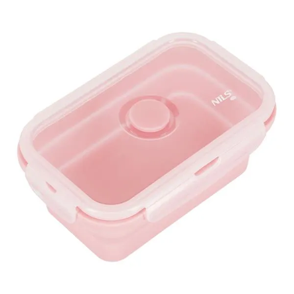 NC4105 Pojemnik/Lunch Box Składany 500ml NILS Camp - Różowy