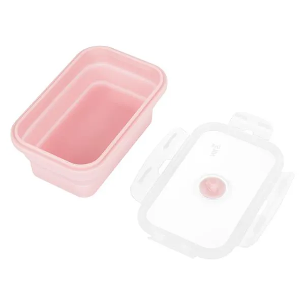 NC4105 Pojemnik/Lunch Box Składany 500ml NILS Camp - Różowy