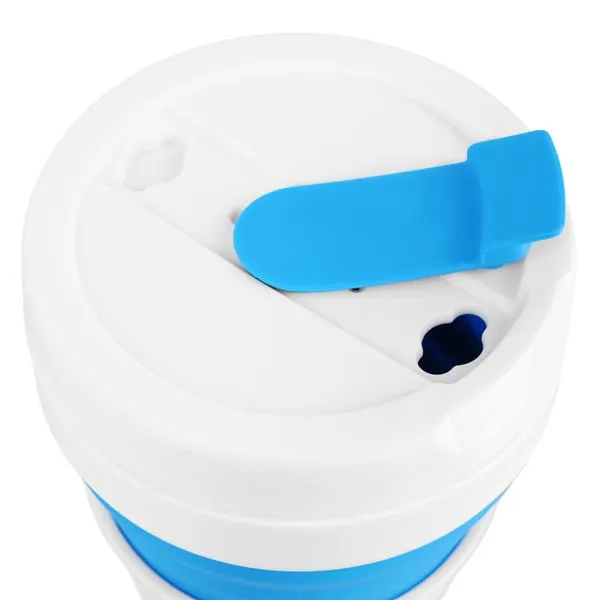 NC4103 Kubek Silikonowy Składany 475ml NILS Camp - Niebieski
