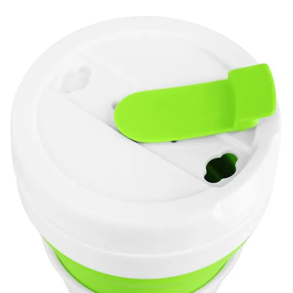 NC4103 Kubek Silikonowy Składany 600ml Jasno NILS Camp - Zielony