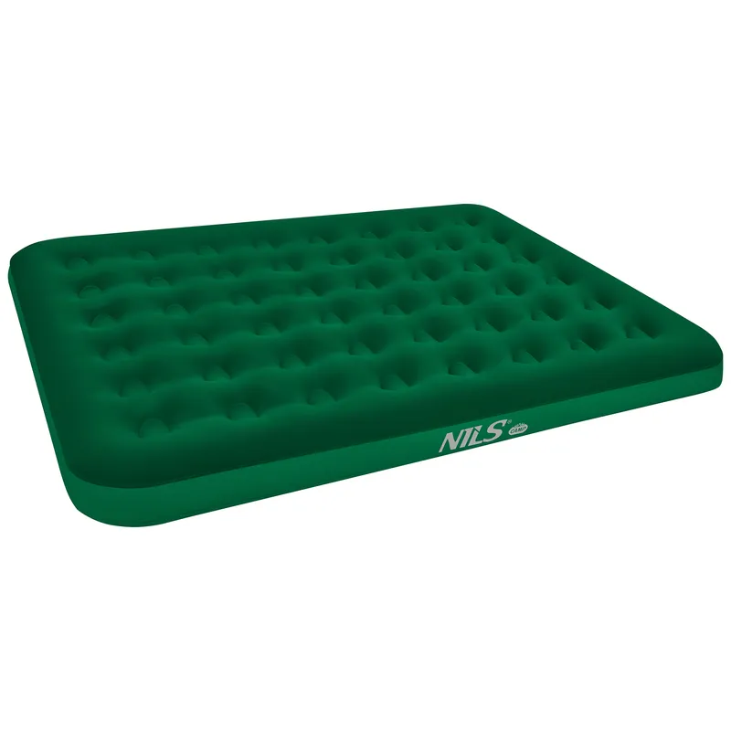 NC2803 Materac Turystyczny Dmuchany 203x152x22 cm NILS Camp - Zielony