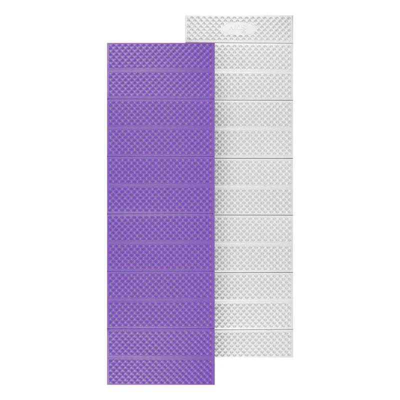 NC17103 Karimata Składana Turystyczna Z Podbiciem Aluminiowym + Xpe 195 cm NILS Camp - Fioletowa