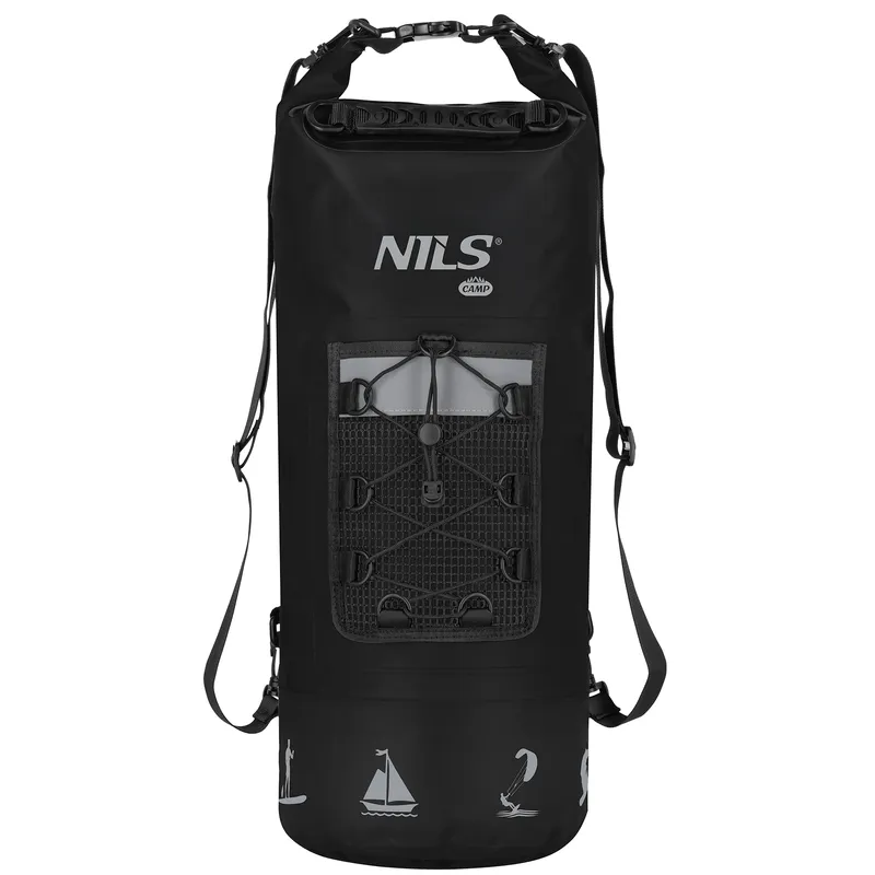 NC17108 Plecak Wodoodporny 25l NILS Camp - Czarny