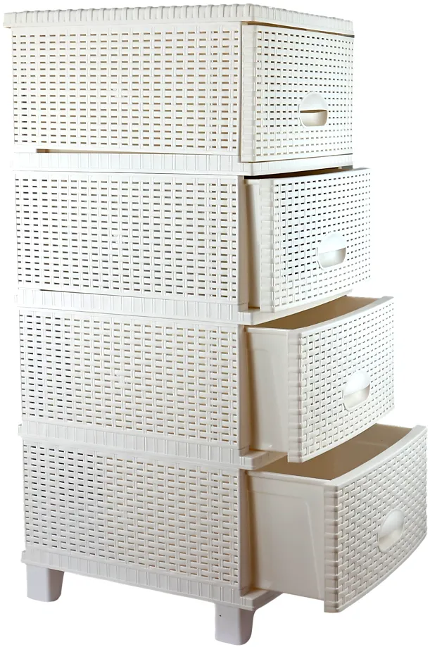 Komoda Rattan Turan - Biała