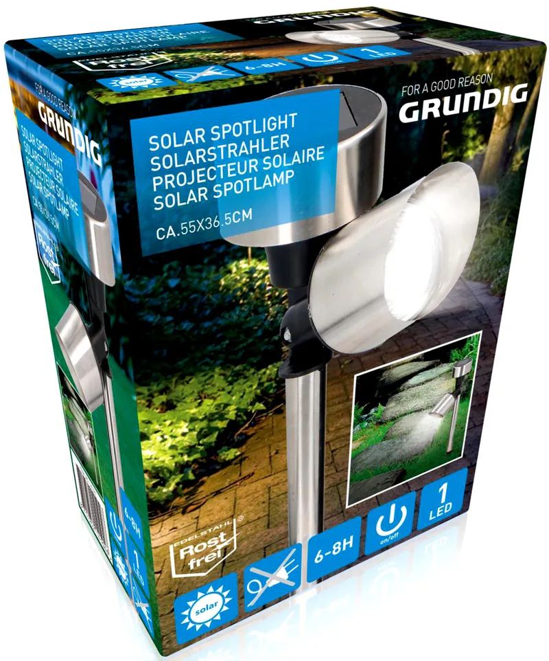Lampa Solarna 5,5x36,5cm Grundig