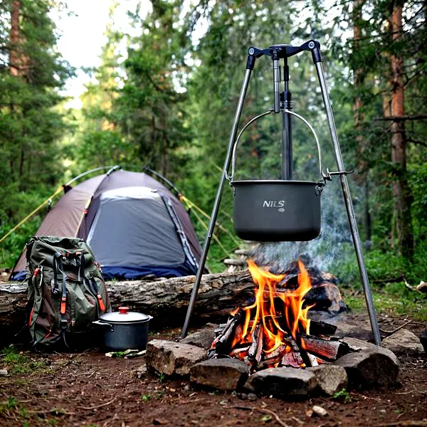 NC17117 Garnek Turystyczny Z Pokrywką 4 l NILS Camp