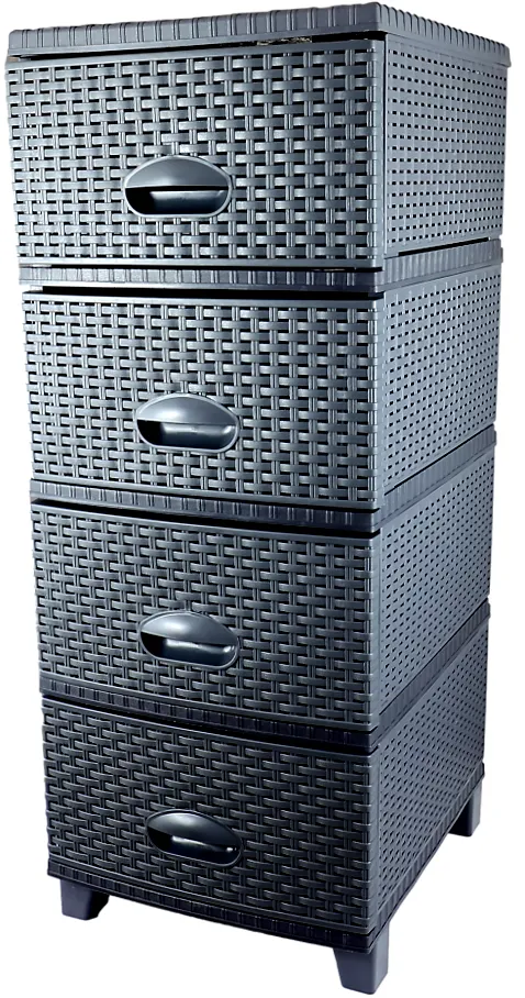 Komoda Rattan Turan Antracyt