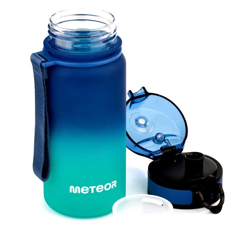 Bidon Sportowy METEOR 350 ml Niebieski/Turkusowy