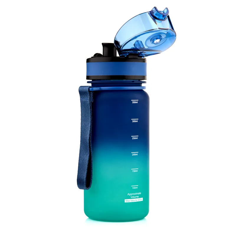 Bidon Sportowy METEOR 350 ml Niebieski/Turkusowy