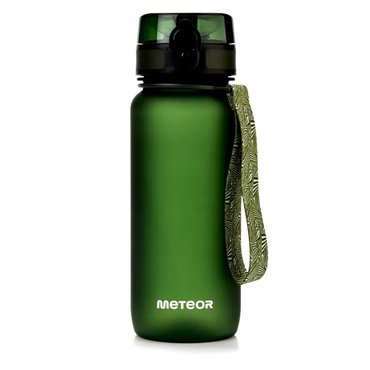 Bidon Sportowy METEOR 650 ml Ciemnozielony