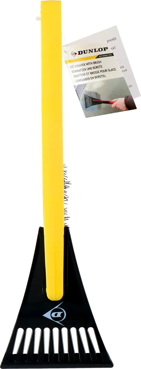 Skrobaczka Do Lodu Szczotka 2w1 31cm Dunlop - Żółta