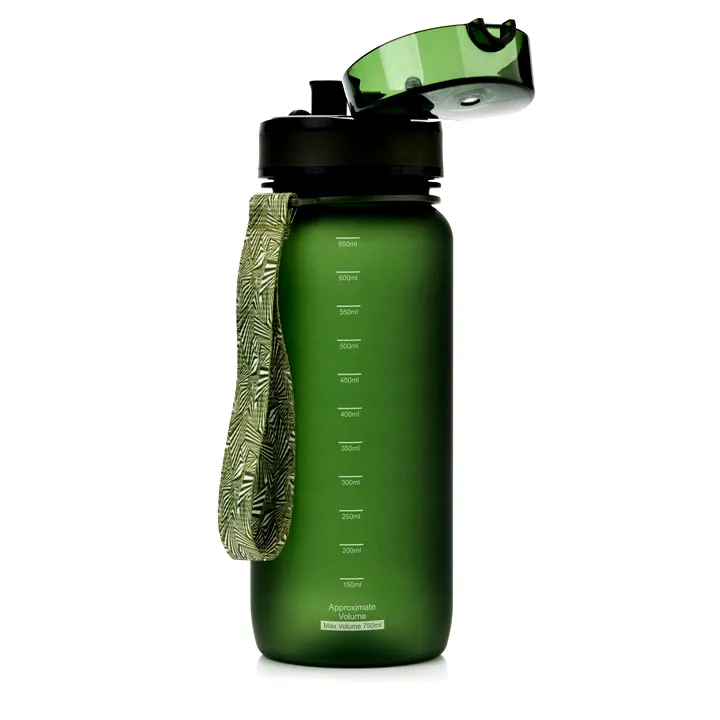 Bidon Sportowy METEOR 650 ml Ciemnozielony