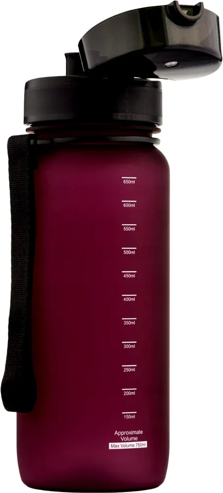 Bidon Sportowy METEOR 650 ml - Bordowy