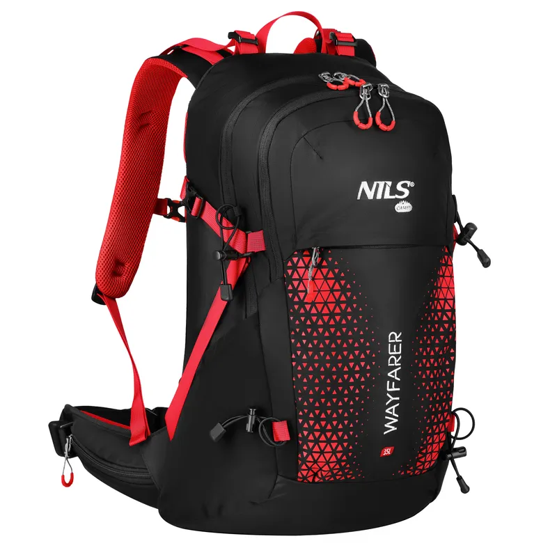 NC1925 Plecak Turystyczny Wayfarer 35l NILS Camp - Czerwony