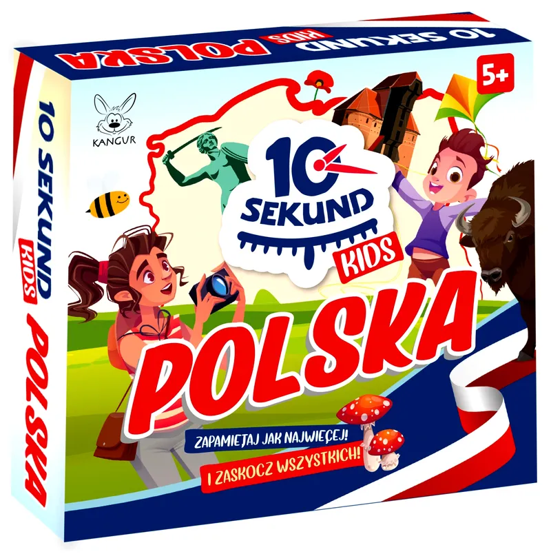 Gra 10 Sekund Kids Polska 5+ Kang