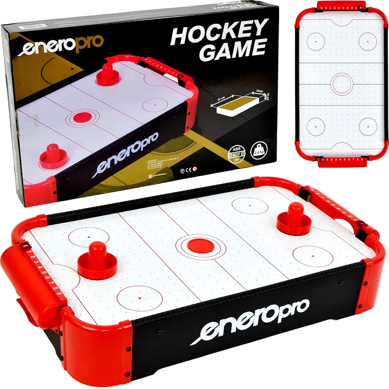 Gra Cymbergaj Air Hockey Na Stół 51x31x10cm Enero Pro - Czarny