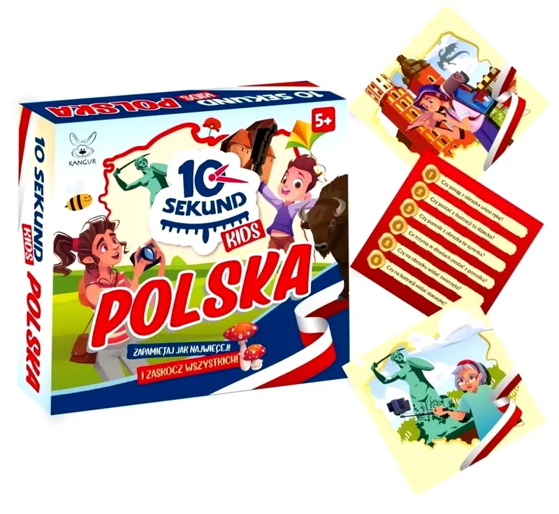 Gra 10 Sekund Kids Polska 5+ Kang