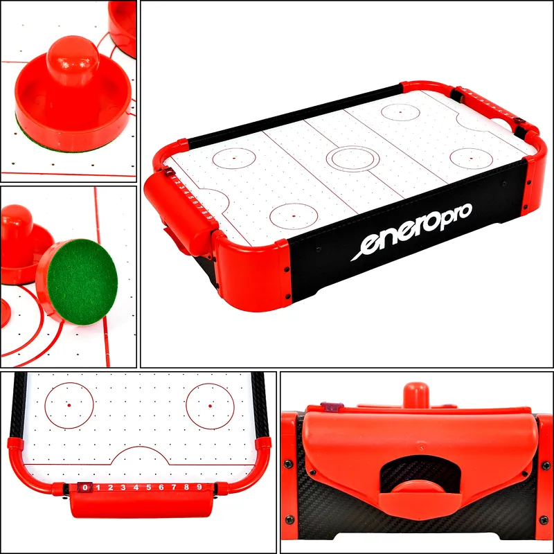 Gra Cymbergaj Air Hockey Na Stół 51x31x10cm Enero Pro - Czarny