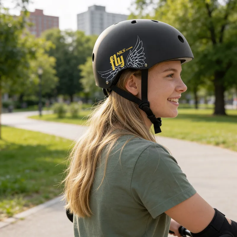 MTW001 Fly Kask XS(48-52CM) NILS Extreme - Złoty