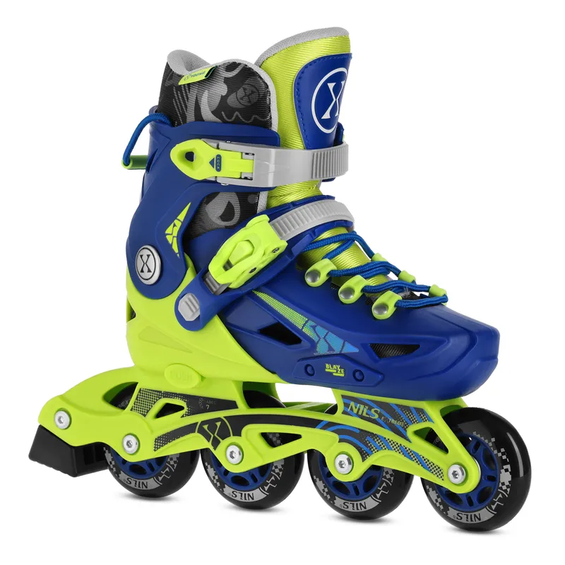 NA1055 Łyżworolki Blaze Rozm. M(35-38) NILS Extreme - Granatowe