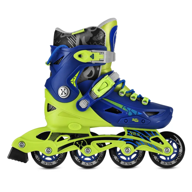 NA1055 Łyżworolki Blaze Rozm. M(35-38) NILS Extreme - Granatowe