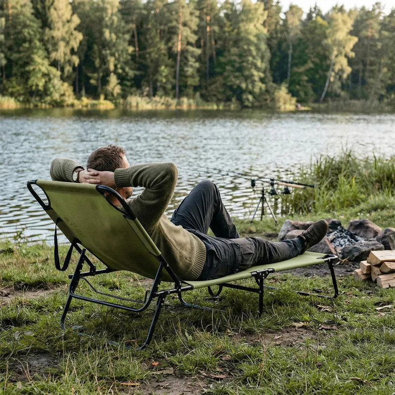 NC3026 Łóżko Polowe Z Regulowanym Oparciem Military NILS Camp