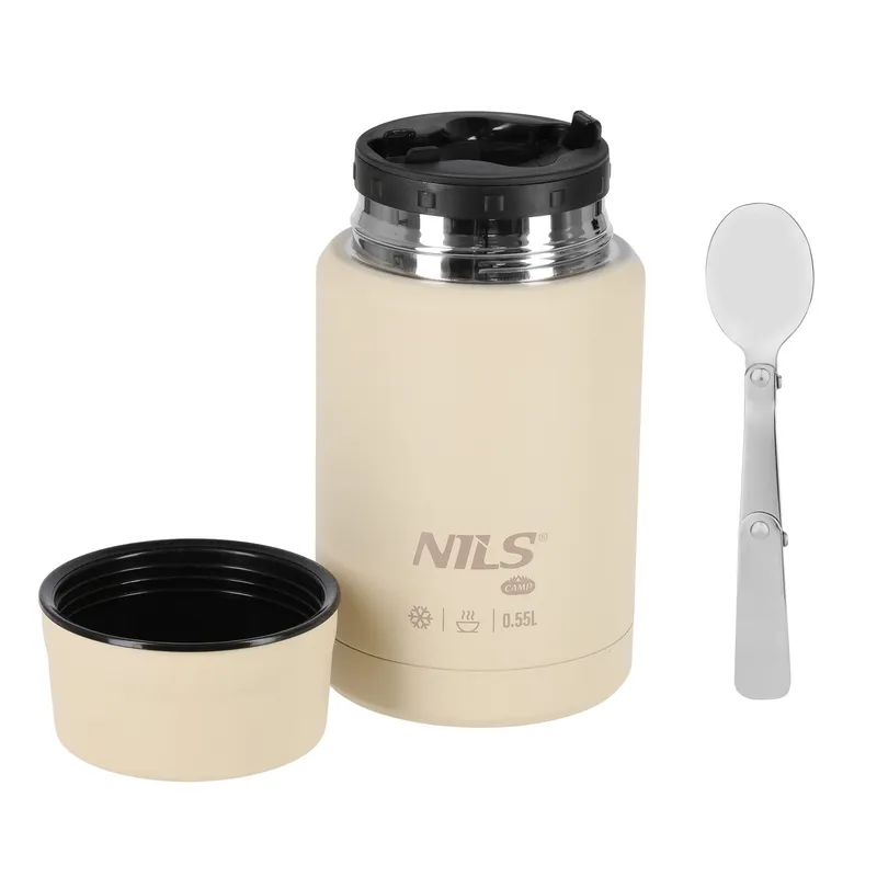 NC3807 Termos Obiadowy 550ml NILS Camp - Beżowy