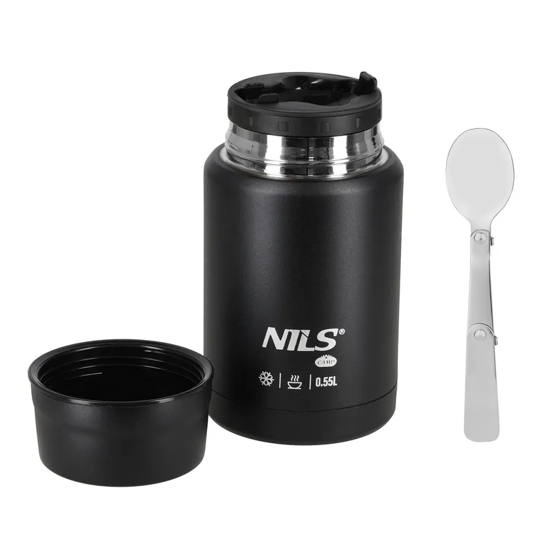 NC3807 Termos Obiadowy 550ml NILS Camp - Czarny