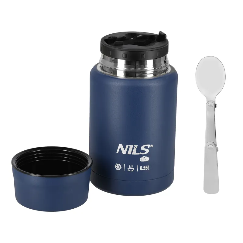 NC3807 Termos Obiadowy 550ml NILS Camp - Niebieski