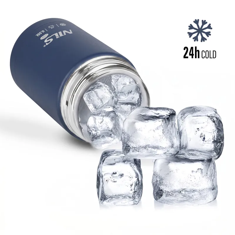 NC3807 Termos Obiadowy 550ml NILS Camp - Niebieski