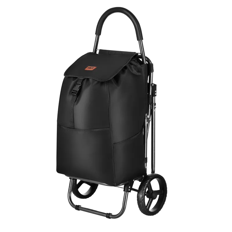 NC4303 Wózek Na Zakupy Z Siedziskiem 40l NILS - Czarny