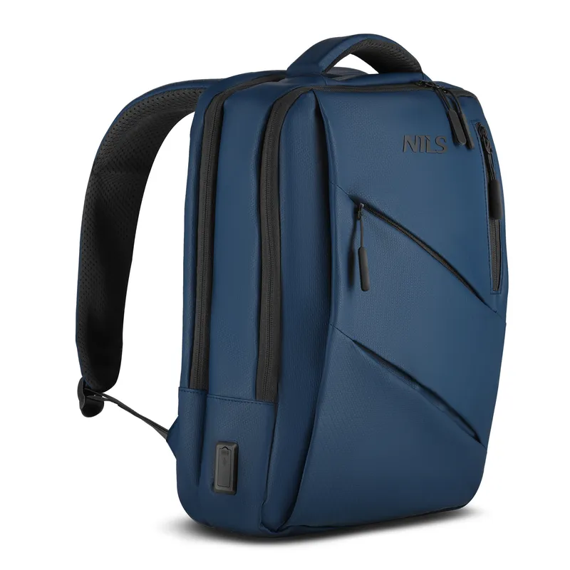 NC4502 Plecak Na Laptop Z USB NILS - Niebieski