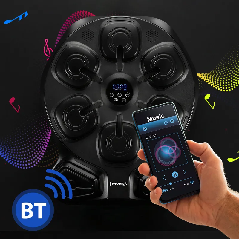 TB13 Elektroniczna Tarcza Bokserska Bluetooth Z Muzyką I Rękawicami Bateria 4000mAh Hms
