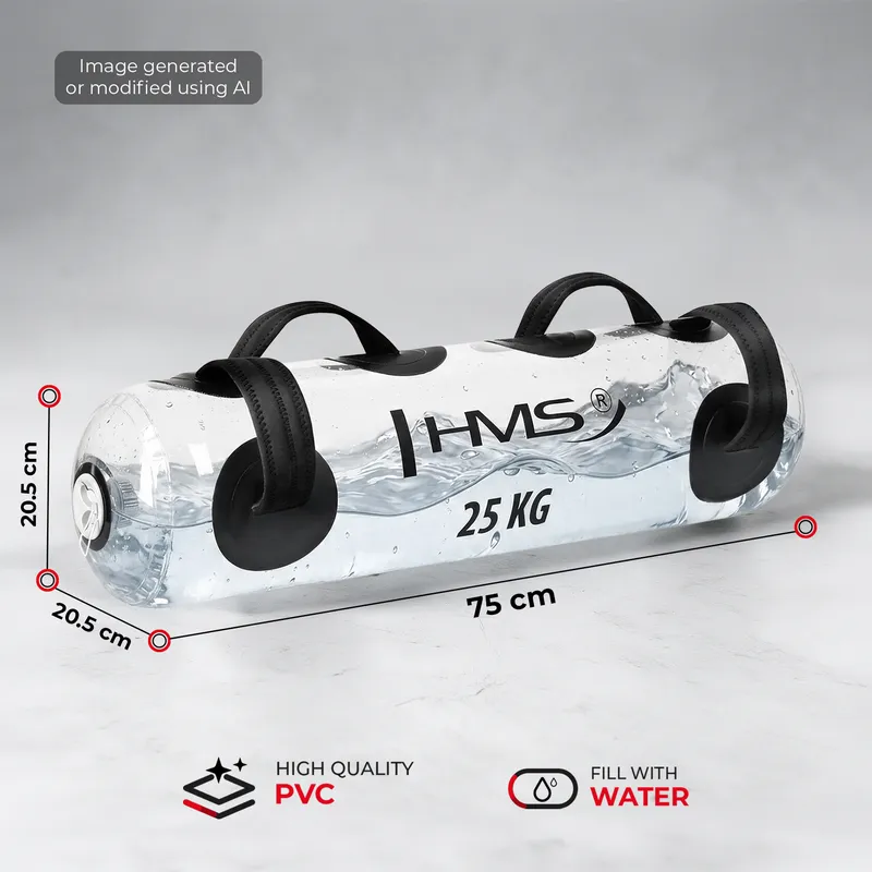 WAB25 Worek Treningowy Wypełniany Wodą Aqua Powerbag 25 kg Hms