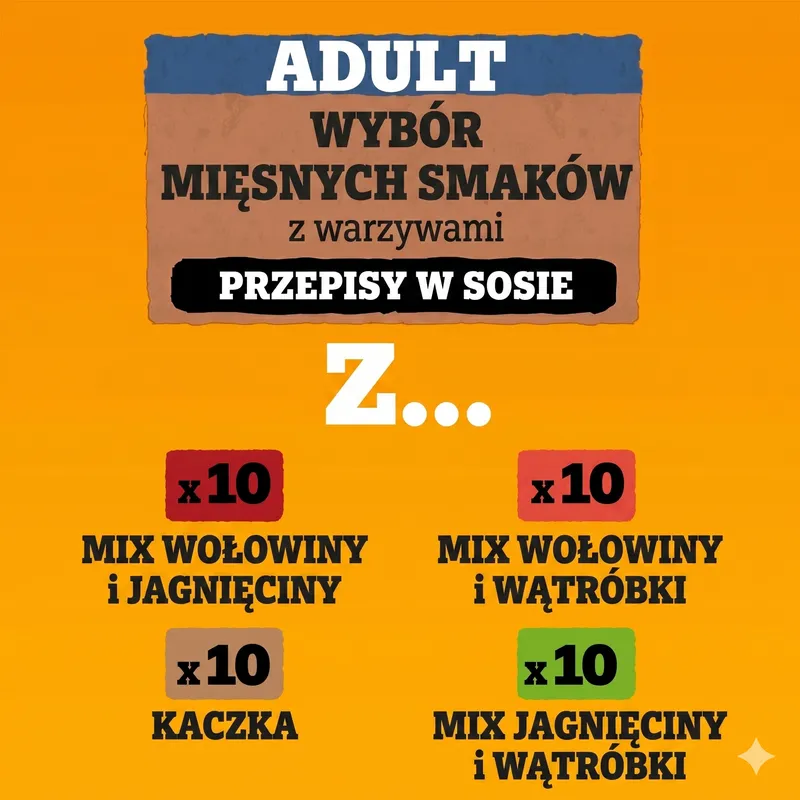 PEDIGREE Dogcare Karma Dla Psa W Saszetkach – Kawałki W Sosie, Dla Dorosłych Psów (Adult)