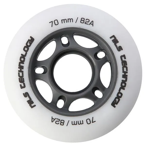 Pu 70x24 82A Matowe Kółka (4 Szt.) NILS Extreme - Białe