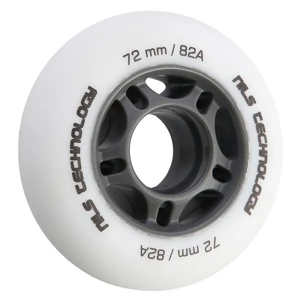 Pu 72x24 82A Matowe Kółka (4 Szt.) NILS Extreme - Białe