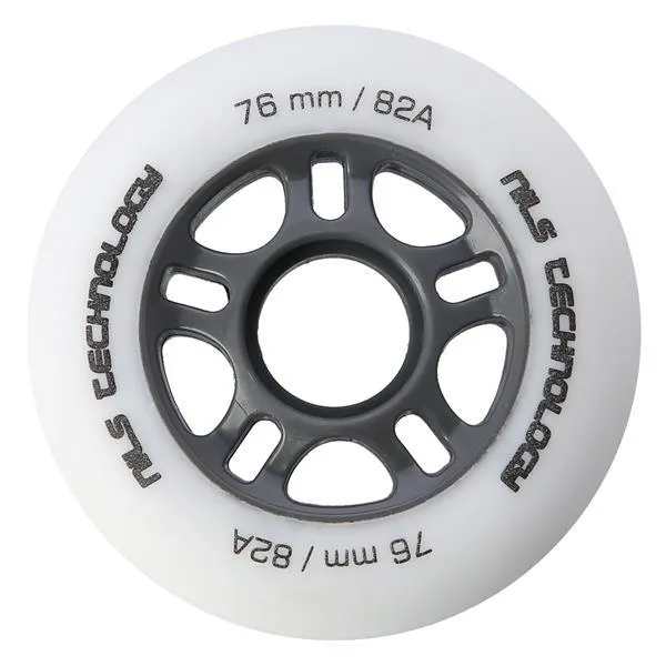 Pu 76x24 82A Matowe Kółka (4 Szt.) NILS Extreme - Białe
