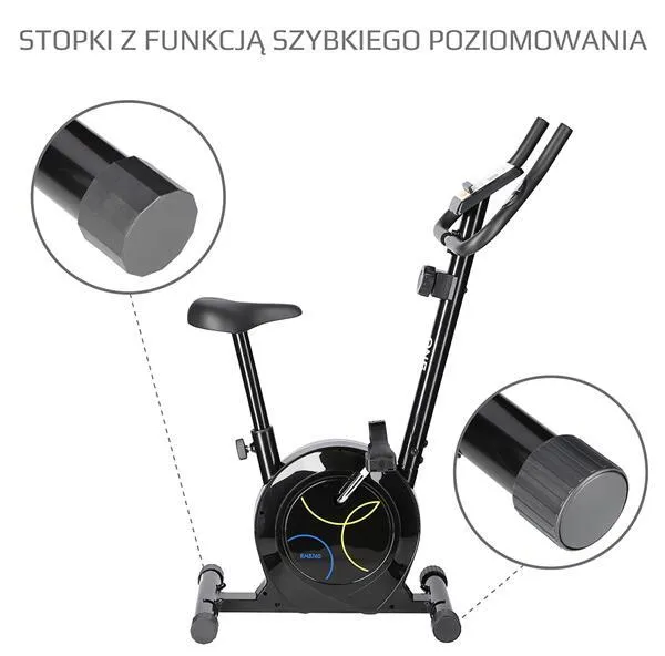 RM8740 Black Rower Magnetyczny One Fitness