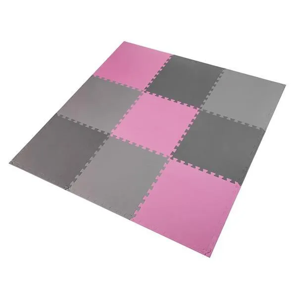 MP10 Mata Puzzle Pod Sprzęt Pink-Grey 9 Elementów 10mm