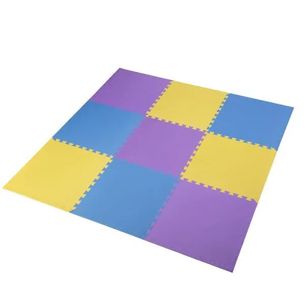 MP10 Mata Puzzle Pod Sprzęt Yellow-Blue-Purple 9 Elementów 10mm