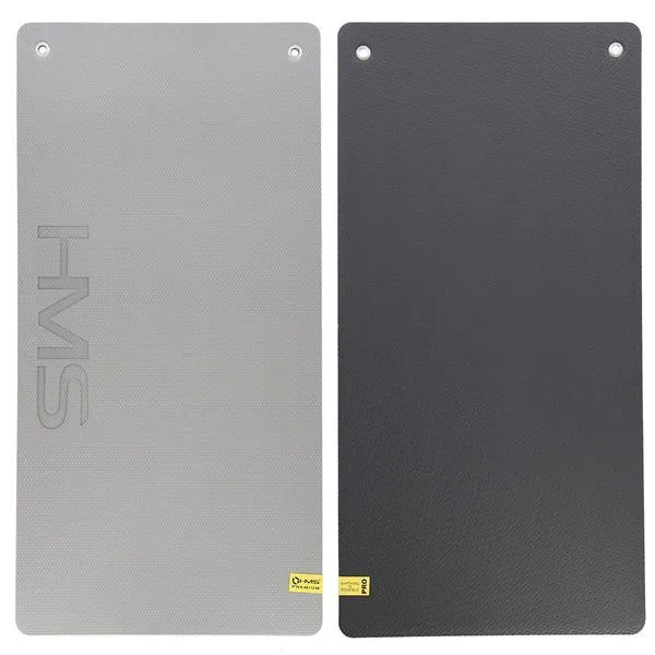 MFK07 Light Grey-Black Mata Fitness Klubowa Z Otworami 120*60CM EVA 15mm Hms Premium