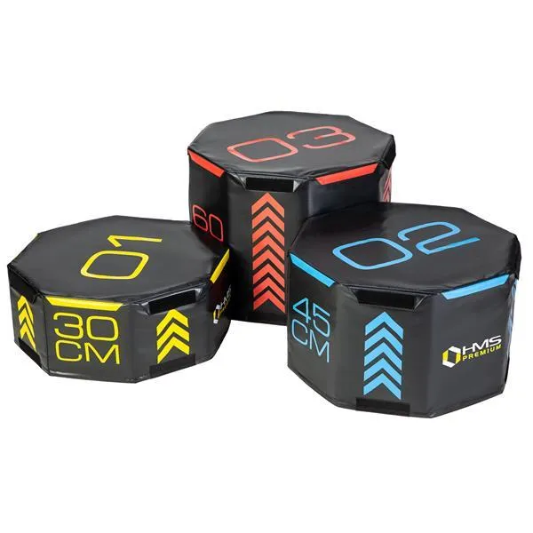 PYOBS01 (3 Części) Skrzynie Plyometryczne Octagon Soft Zestaw Hms Premium