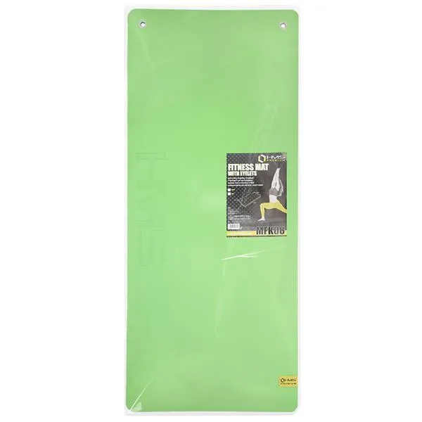 MFK08 Green-Black Mata Fitness Klubowa Z Otworami 140*60CM EVA 15mm Hms Premium