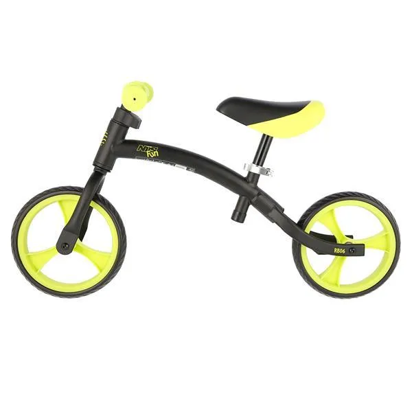 RB06 Black/Green Rowerek Biegowy NILS Fun