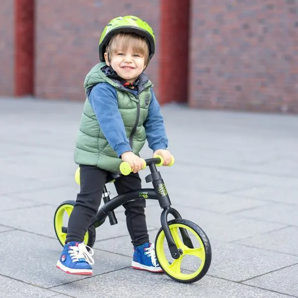 RB06 Black/Green Rowerek Biegowy NILS Fun