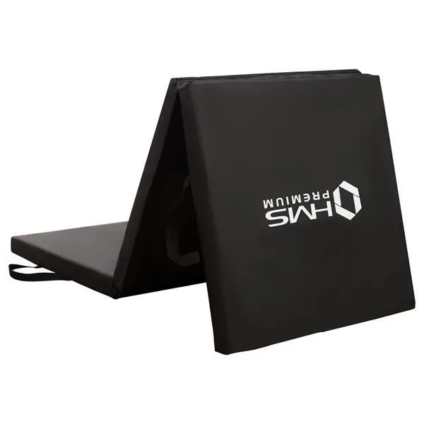 MGS02 Materac Gimnastyczny Składany 1800x600mm Black Hms Premium